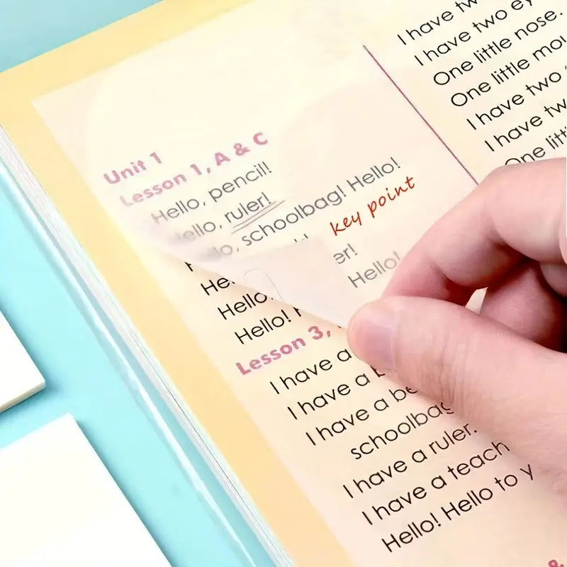 ClearWrite™ Transparent Sticky Notes