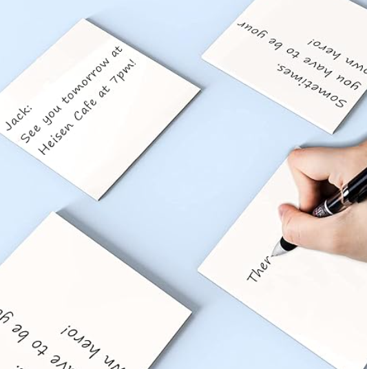 ClearWrite™ Transparent Sticky Notes